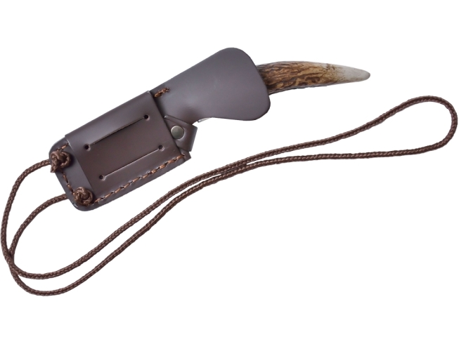 STAG HORN HANLDE 7,5 CM NECK KNIFE...