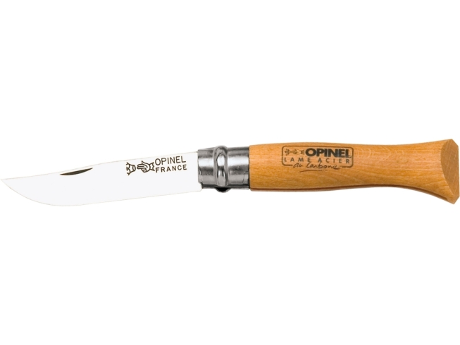 NAVAJA OPINEL Nº 8 HOJA CARBONO 8.3 CM