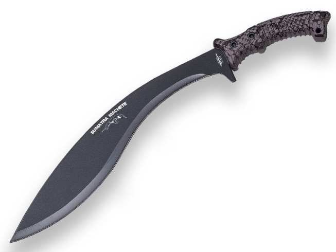 RUBBER HANDLE MACHETE SUMATRA JKR713