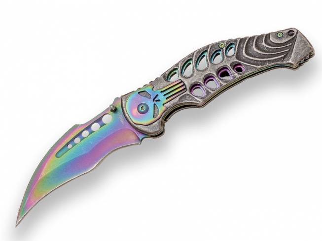 COUTEAU PLIANT JKR762 MANCHE EN ACIER...