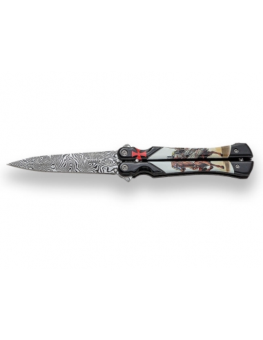 BUTTERFLY KNIFE JKR KNIGHTS TEMPLAR...