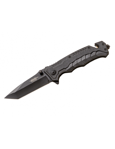 NAVAJA RESCATE PUÑO ABS HOJA TANTO 9 CM