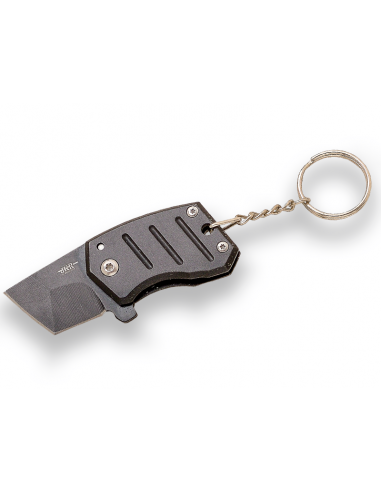 NAVAJA LLAVERO PUÑO NEGRO HOJA 3 CM
