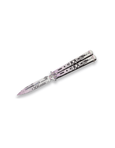 ABANICO NAVAJA DECORADA PUÑO ZAMAK H/...