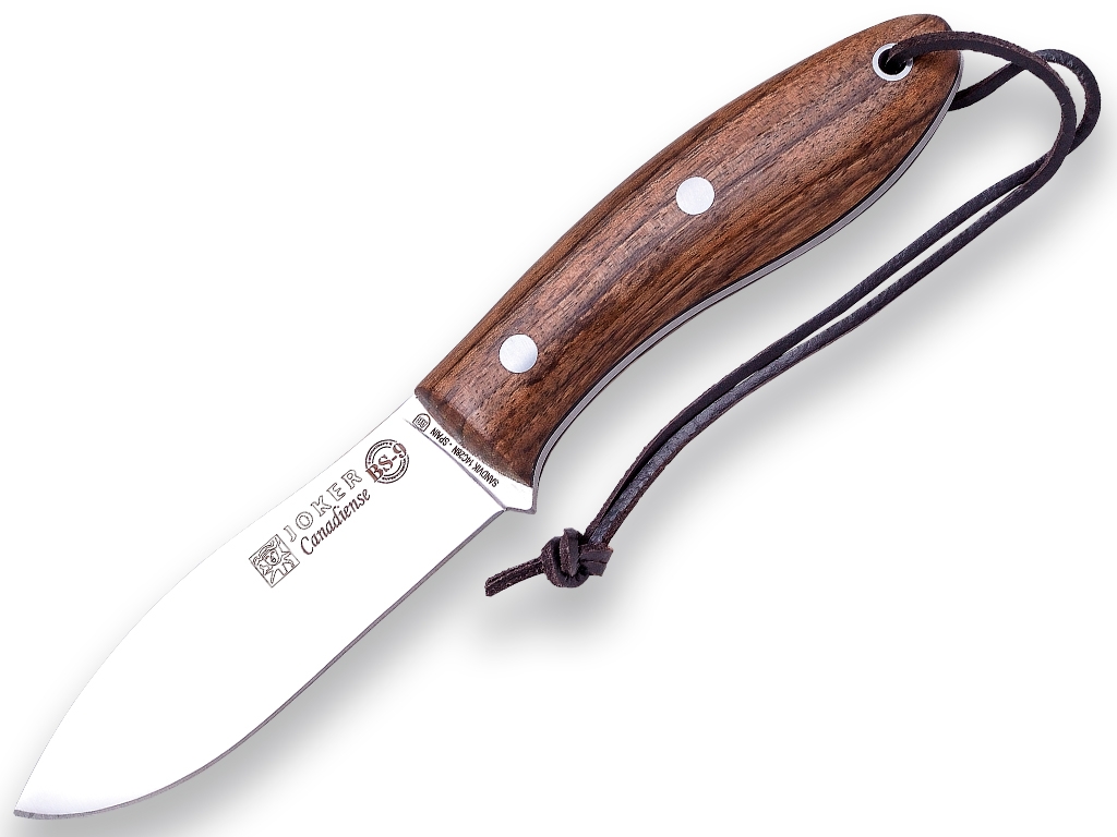 Joker Sport-Jagdmesser Nordico CL119-P, Griff Aus Lockigem Birkenholz Und 10 Cm Klinge Aus Böhler