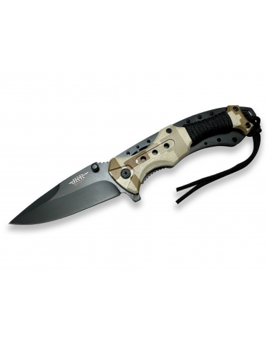 DESERT CAMOUFLAGE FOLDING KNIFE WITH...