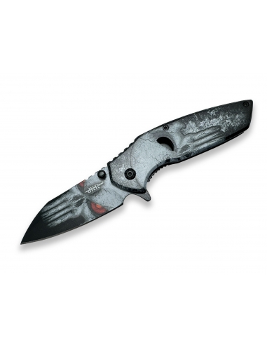 NAVAJA THE PUNISHER SILVER HOJA 8 CM