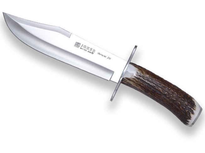 STAG HORN JOKER BOWIE HUNTING KNIFE...