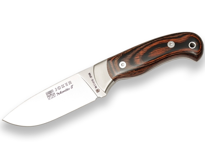 COUTEAU DE CHASSE AVEC MANCHE EN BOIS...