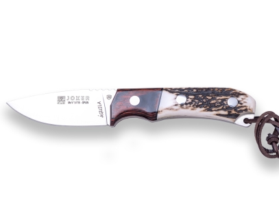 STAG HORN HANDLE, RED WOOD...
