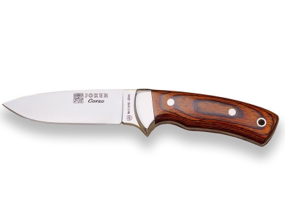 OUTDOOR KNIFE WITH RED WOOD...