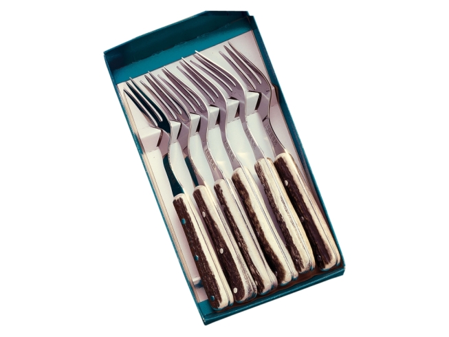 FOURCHETTE JOKER AVEC MANCHE EN BOIS...