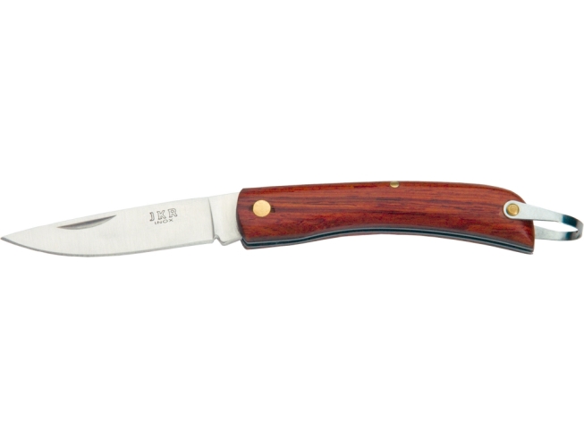 WOOD HANDLE 7 CM FOLDING POCKET KNIFE...