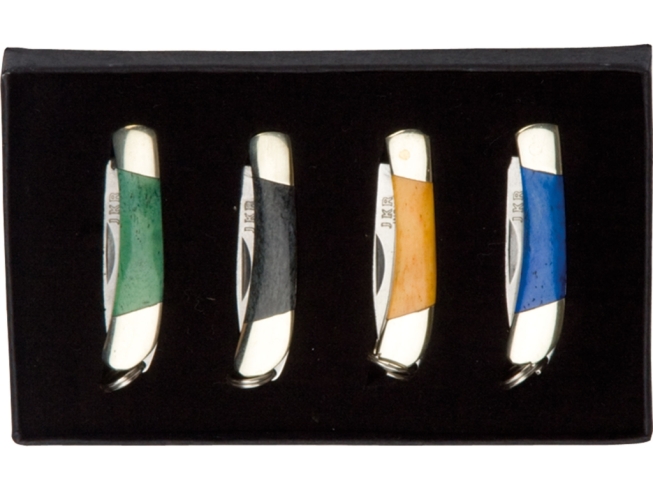 SET 4 MINIATURS VIR. LATON CACHA HUESO