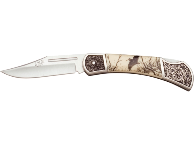 ALUMINIUM HANDLE WOODCOCK MOTIVE 8 CM...