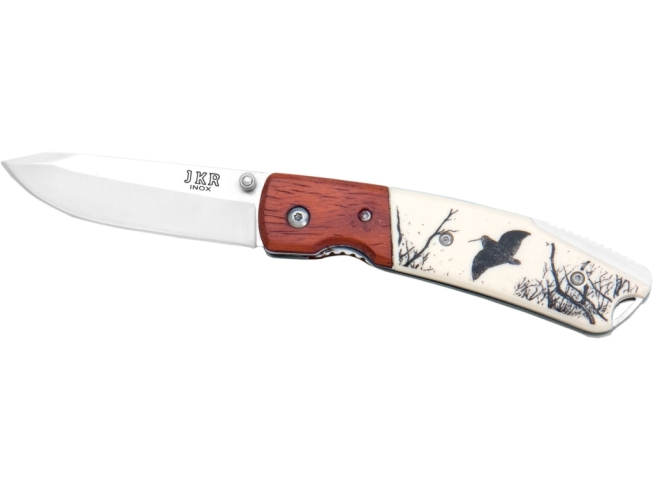 COUTEAU PLIANT MANCHE DECORE AVEC...