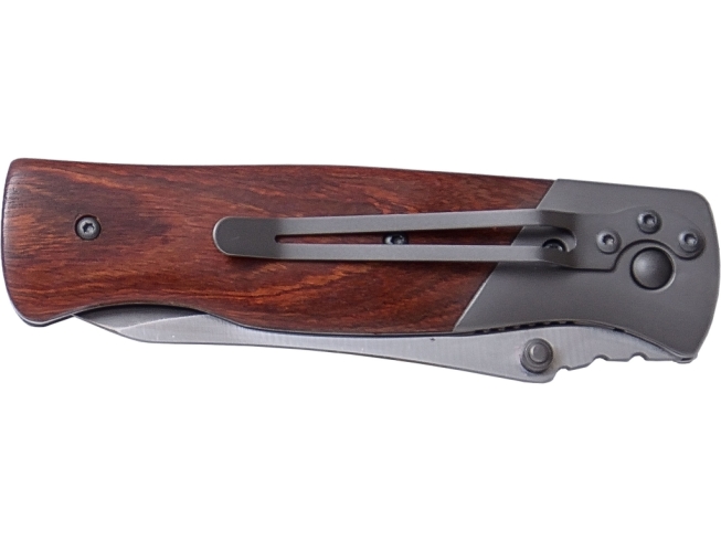 COUTEAU PLIANT MANCHE BOIS ET LAME...