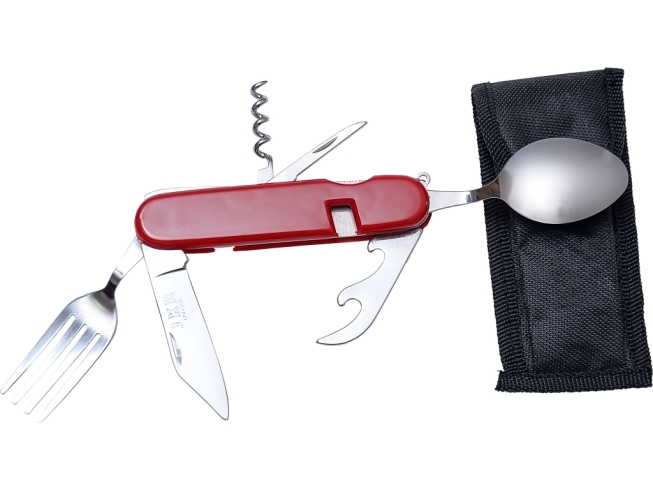 SET DE CAMPING AVEC ÉTUI EN NYLON