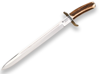 STAG HORN 33 CM FIXED BLADE...