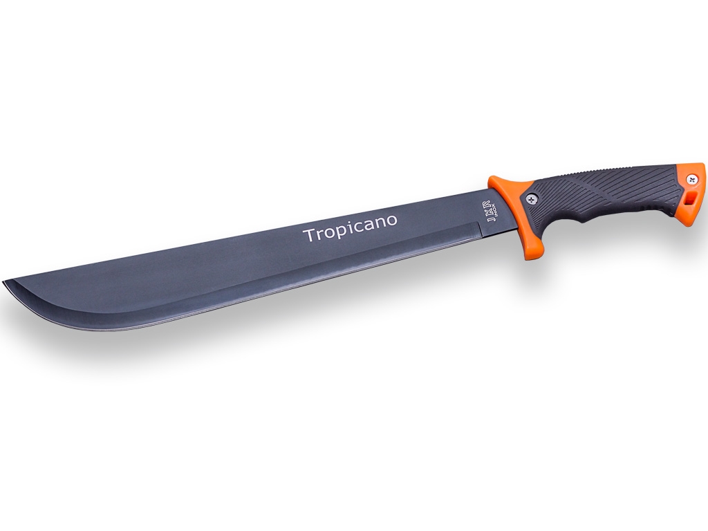 Tattva Tactical 25" Machete – Full Tang 440 Stainless Steel, Sawback, Rubber Handle, Sheath Included