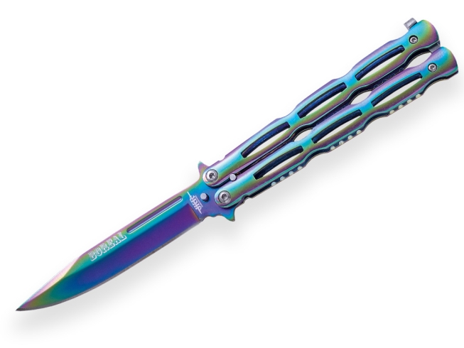 BUTTERFLY KNIFE JKR, STAINLESS STEEL...