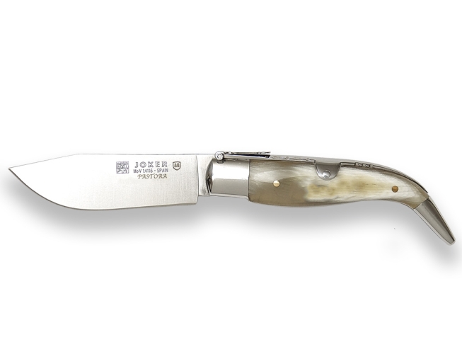 NAVAJA PASTORA CON PUÑO EN ASTA DE...