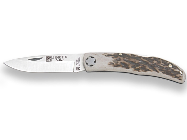 STAG HORN FOLDING POCKET KNIFE AND...