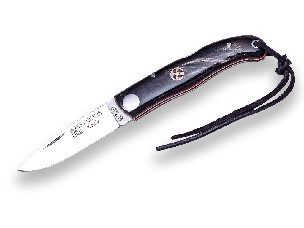 NAVAJA DEPORTIVA JOKER KOALA, CON BLOQUEO, CACHAS CUERNO DE BÚFALO , 7