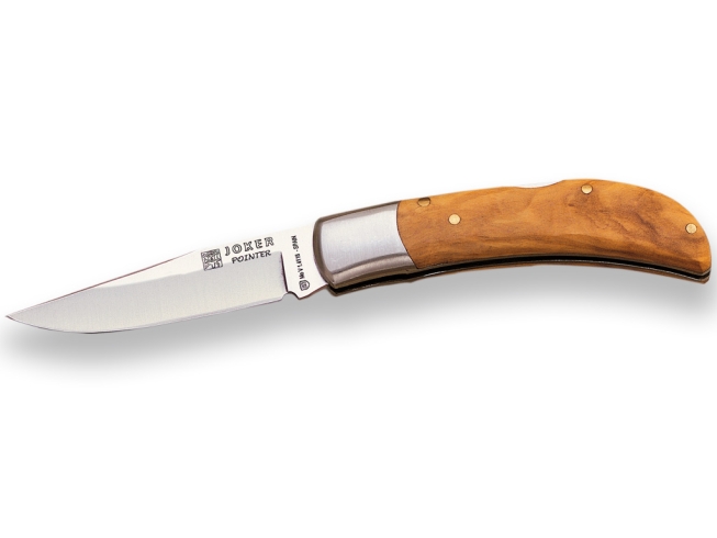 NAVAJA JOKER POINTER CON CACHAS OLIVO 